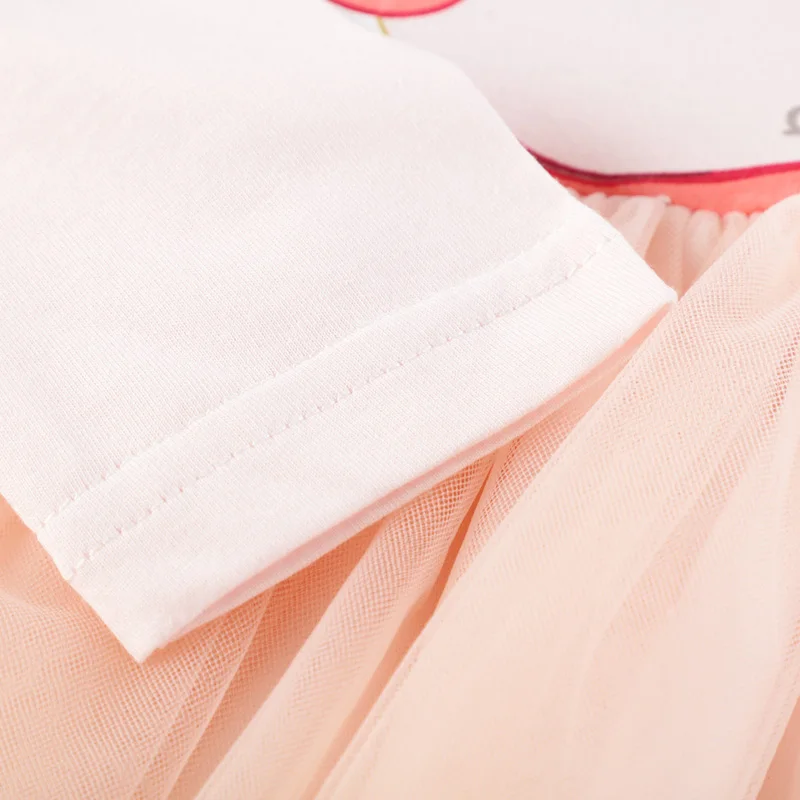 Детское хлопковое платье с длинным рукавом единорогом | Детская одежда и обувь