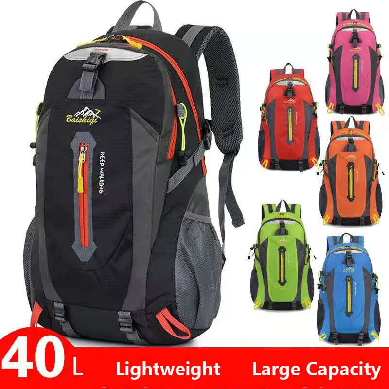 40L Camping Mochilas Laptop Backpack Hiking Men's Backpack Women Cycling Climbing Outdoor Sport Tavel Casual Backpack Rucksack