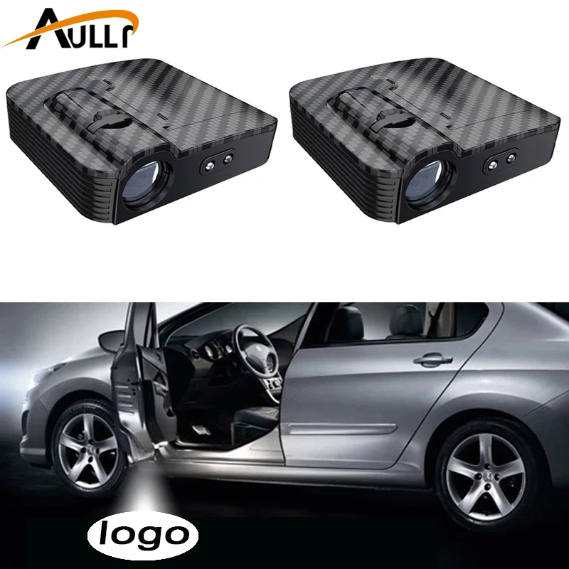 

2 PCS NEW HD Wireless Led Car Door Welcome Laser Projector Logo Ghost Shadow Night Light Universal Coutesy Lamp Car Accessories