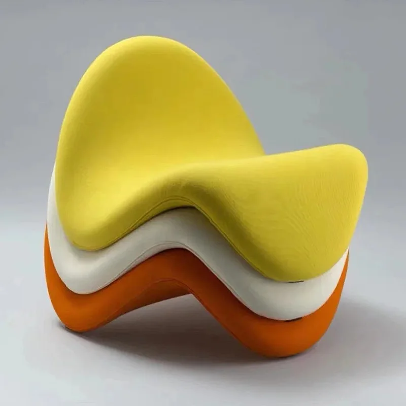 Скандинавский дизайн Реплика Одноместный язычок ленивый Штабелируемый стул