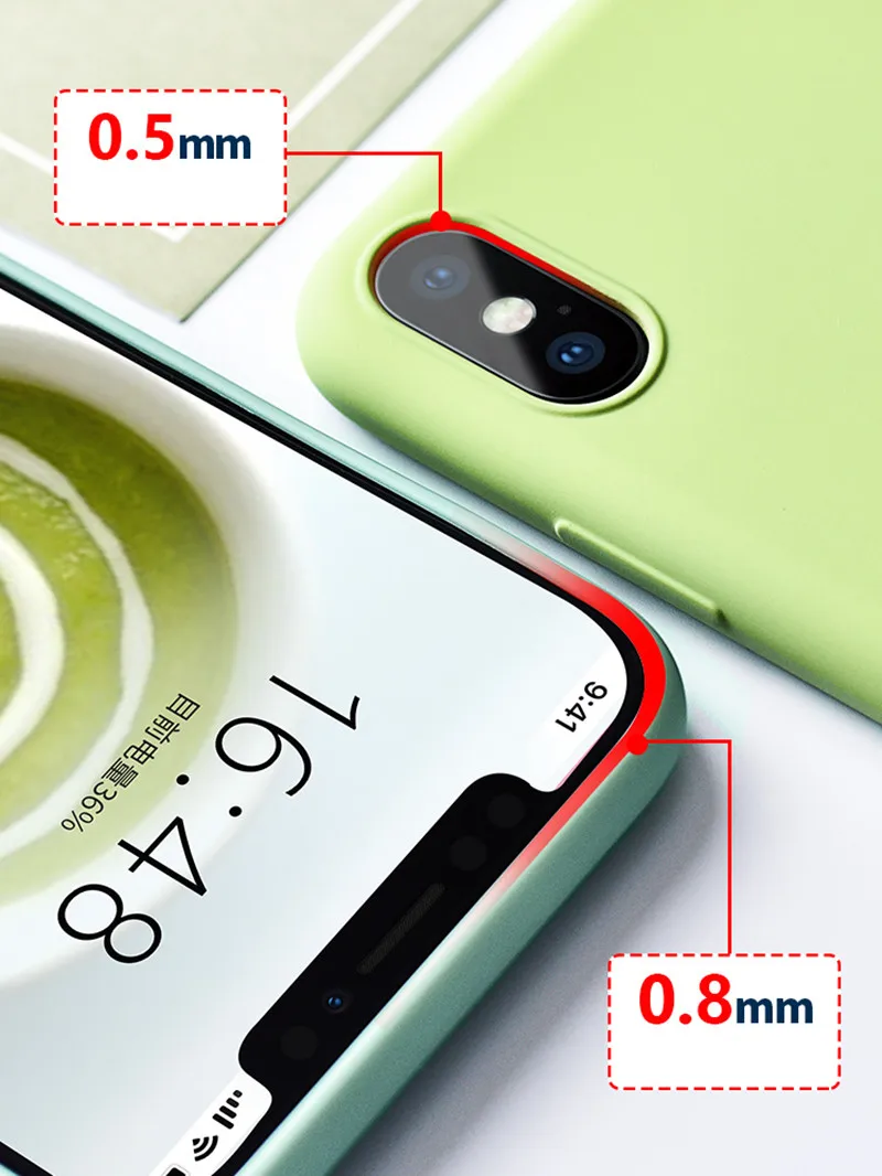 Роскошный жидкий силиконовый чехол для iPhone 11 PRO XS MAX XR карамельный цвет телефона s 7