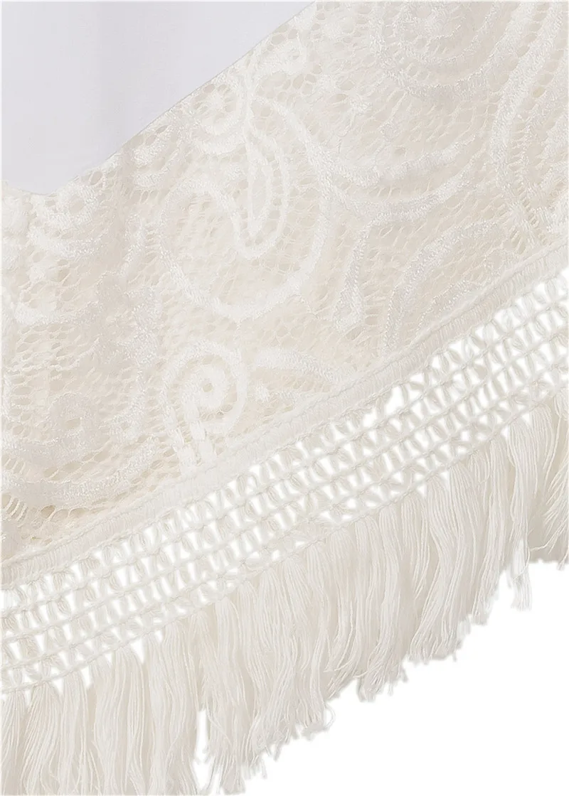 

Cover-ups 2019 White Cotton Tunic Beach Dress Summer Tunic For Women Beachwear Swimsuit Cover Up Beach Woman Sarong palge