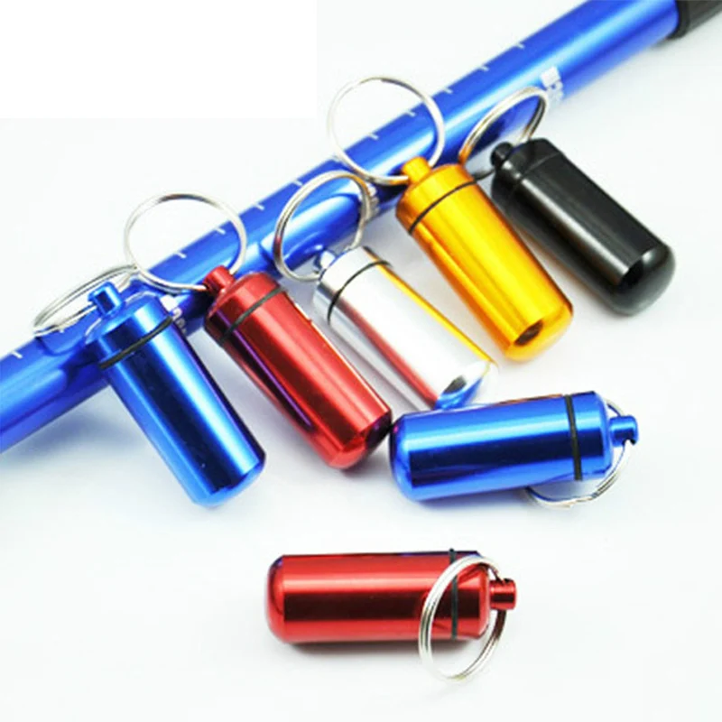 Новинка высокое качество портативный водонепроницаемый синий мини брелок из