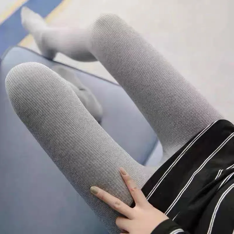 

Autumn Winter Warm Thick Pants High Waist Elastic Skinny Trousers Women Fashion Thickening Casual Pants Plus Size