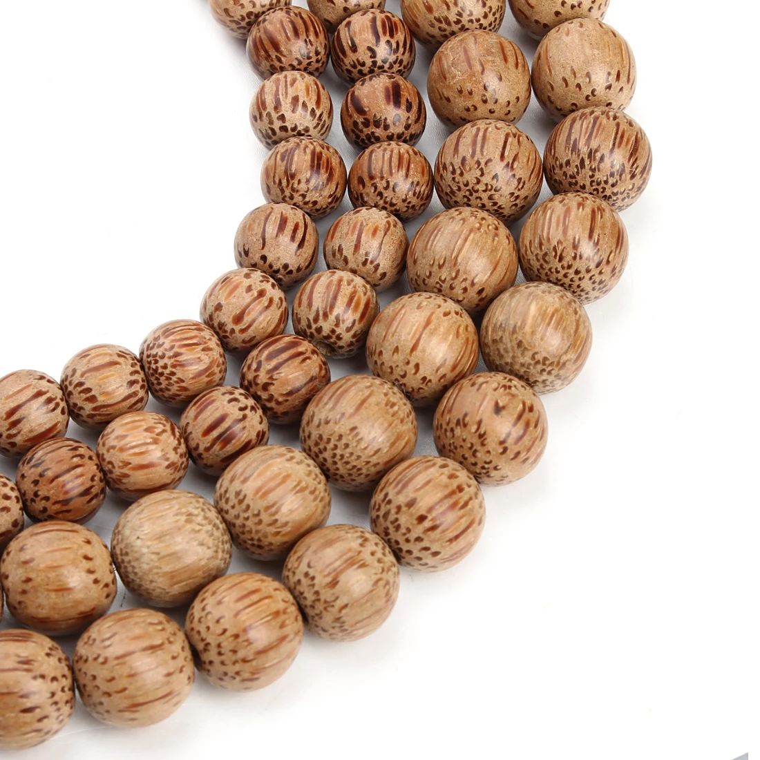 

SAUVOO 11/14mm Round Wooden Beads Pine Spacer Wood Loose Beads For Bracelet Necklace DIY Jewelry Making