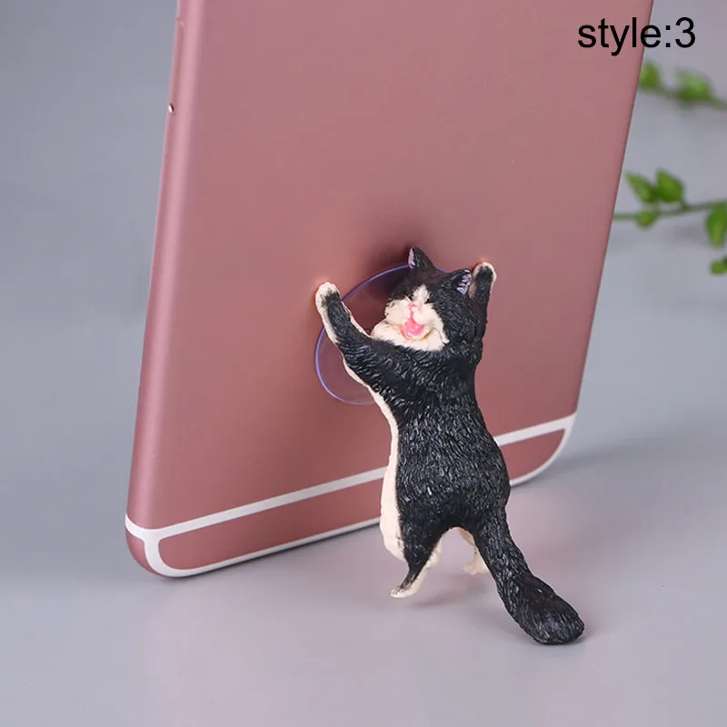 HOT 1 Pcs Cute Cat Phone Holder Universal Cellphone Tablet Stand Suction Cup Mobile Mounts LSF99 | Дом и сад