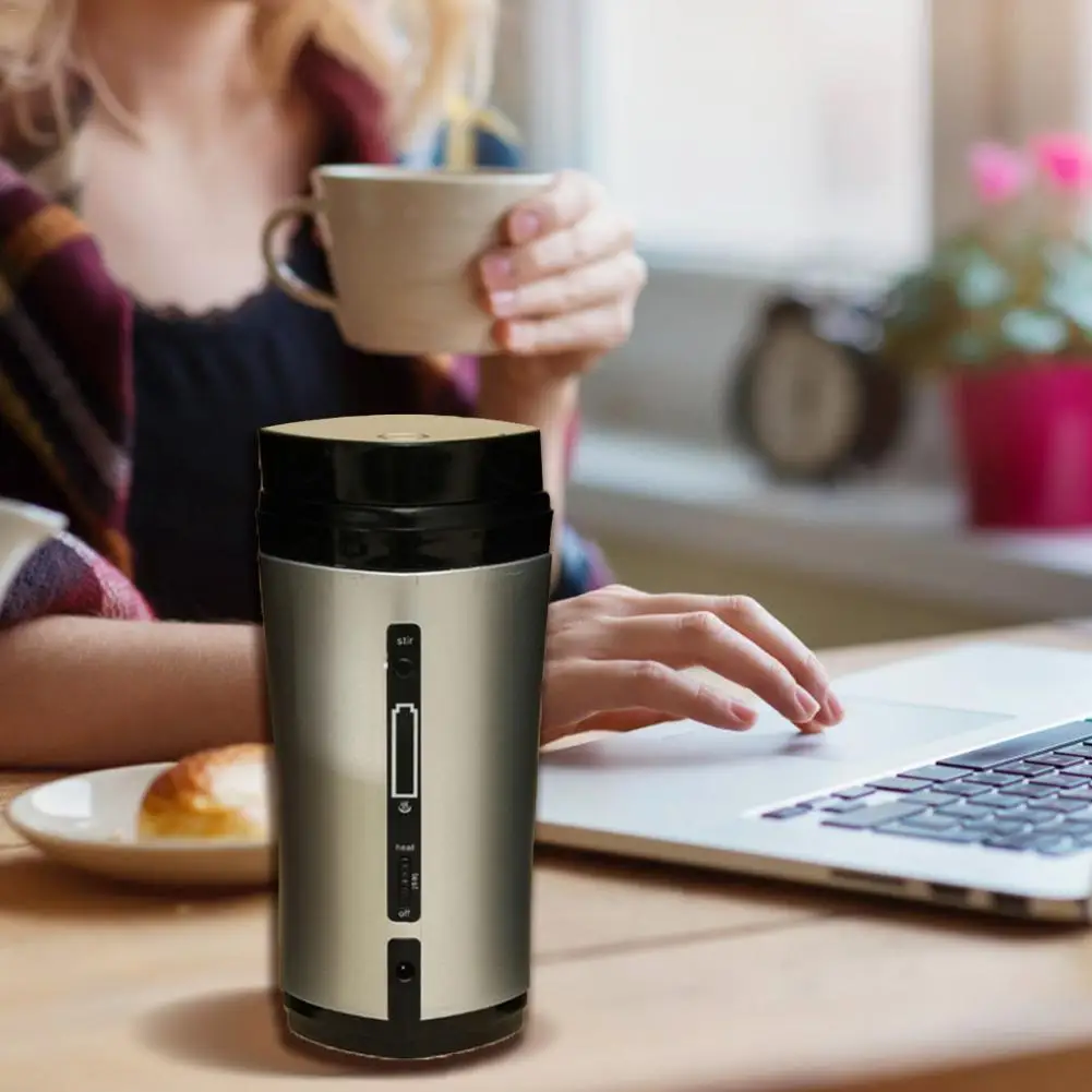 1 шт. автоматическая чашка для перемешивания кофе перезаряжаемая