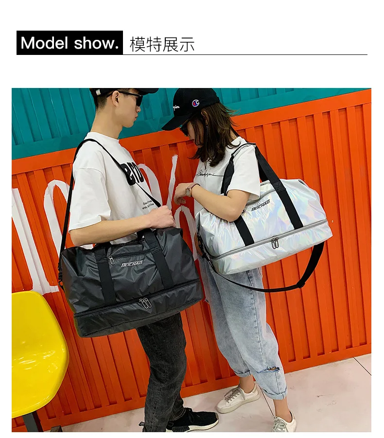 

Large capacity travel bag hand luggage travel bags duffle women's weekend bags multifunctional travel bags suitcases