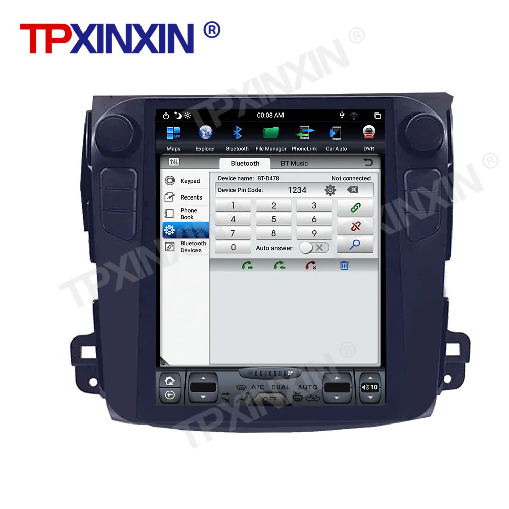 Android 10 4G + 128G DSP для Mitsubishi Outlander 2006 - 2012 ISP сенсорный экран автомобильный