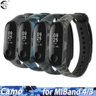 Дышащий ремешок для Xiaomi Mi Band 3 4 Смарт-часы наручные M3 M4 Plus браслет для Xiaomi MiBand 3 4 Miband ремешок Замена