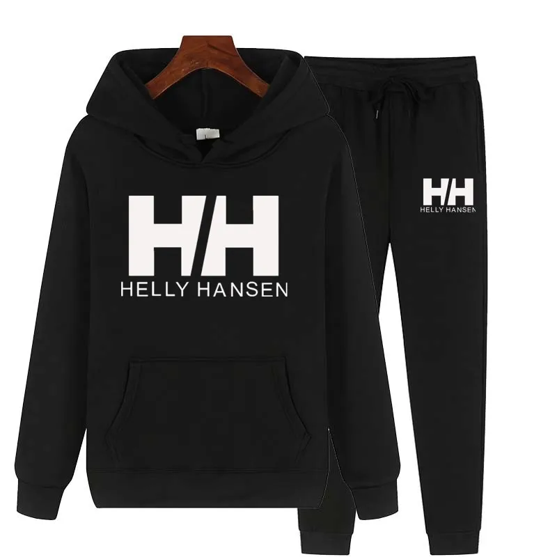 

2021 Fashion New Autumn And Winter Hoodie + Trousers Ladies Suit Sportswear Fleece Sweater Two-Piece Casual Shirt