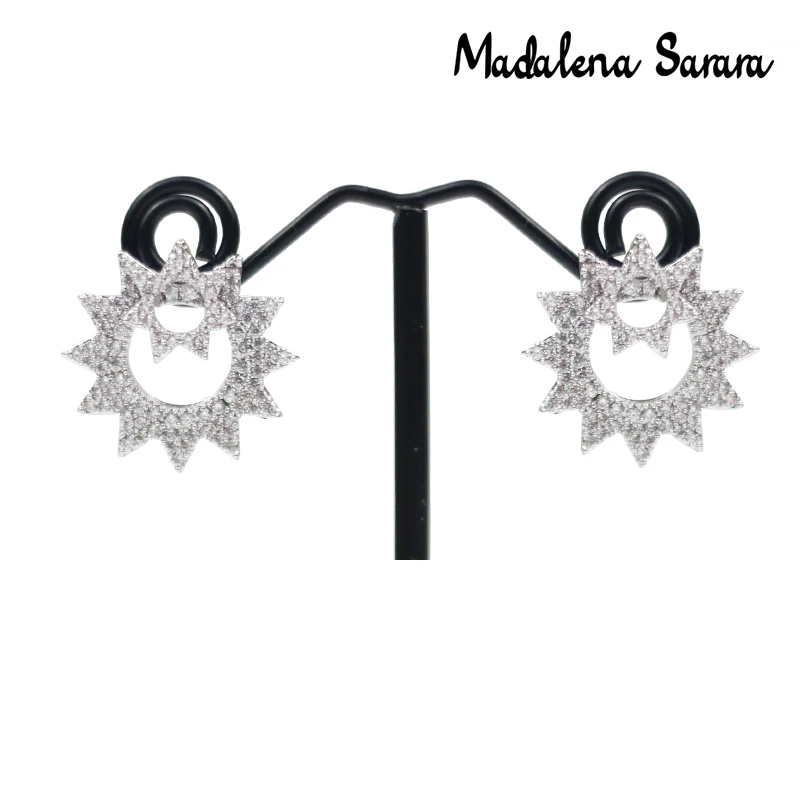 

Женские серьги-подвески с фианитами, MD-00067441