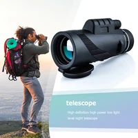 bak4 80x100 high definition monocular telescope optics zoom hd lens waterproof spotting scope portable for hiking hunting