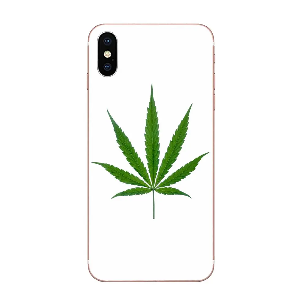 Чехлы из ТПУ для Huawei P7 P8 P9 P10 P20 P30 Lite Mini Plus Pro 2017 2018 2019 с пеньковыми листьями|Бамперы|
