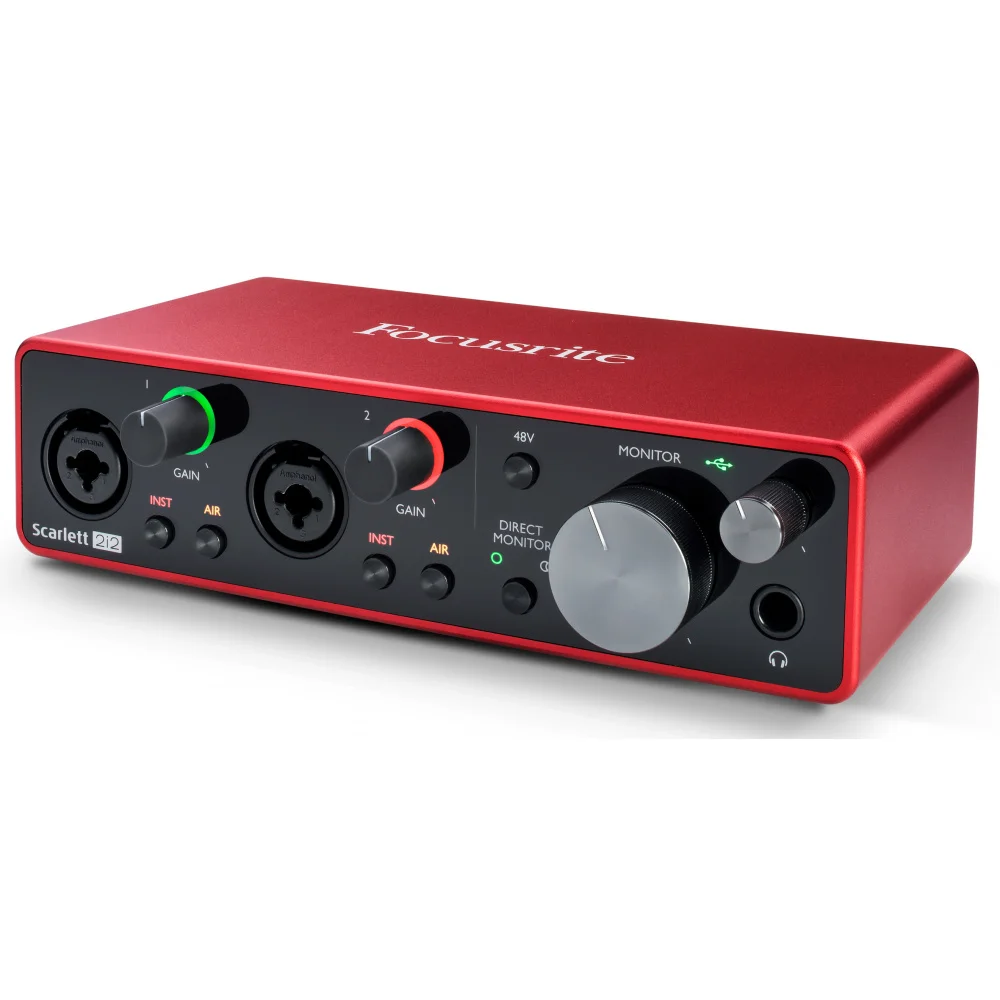 FOCUSRITE Scarlett 2i2 3rd Gen Аудиоинтерфейс|Звуковые карты| |
