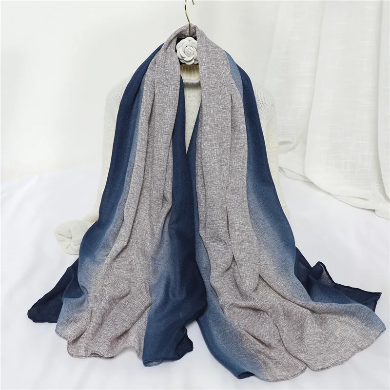 

Зимние однотонные теплые роскошные брендовые шали и шарфы шарф из хлопка и льна мусульманский хиджаб шарфы для женщин универсальные