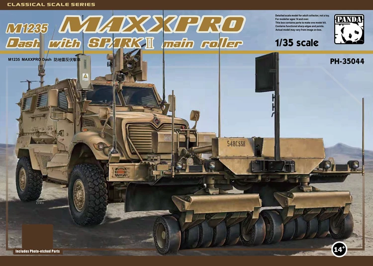 Панда хобби PH35044 1/35 весы M1235 MAXXPRO Dash с SPARK II шахтный ролик пластиковая модель