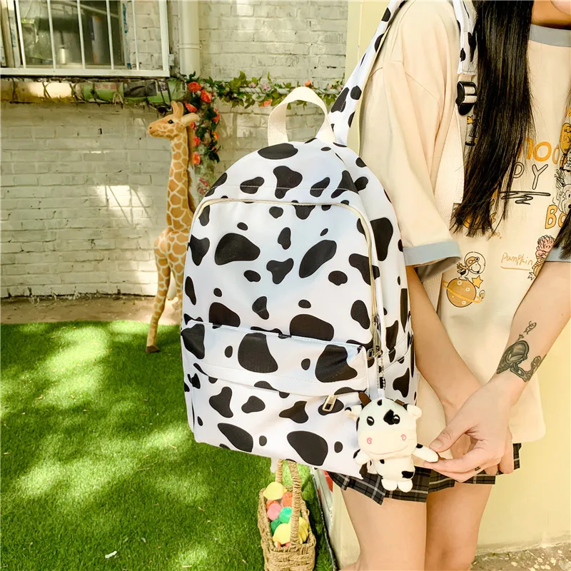 

2021 New Schoolbag Female Korean High School Large Capacity Backpack Student Korean Casual Fashion Book Harajuku Backpack