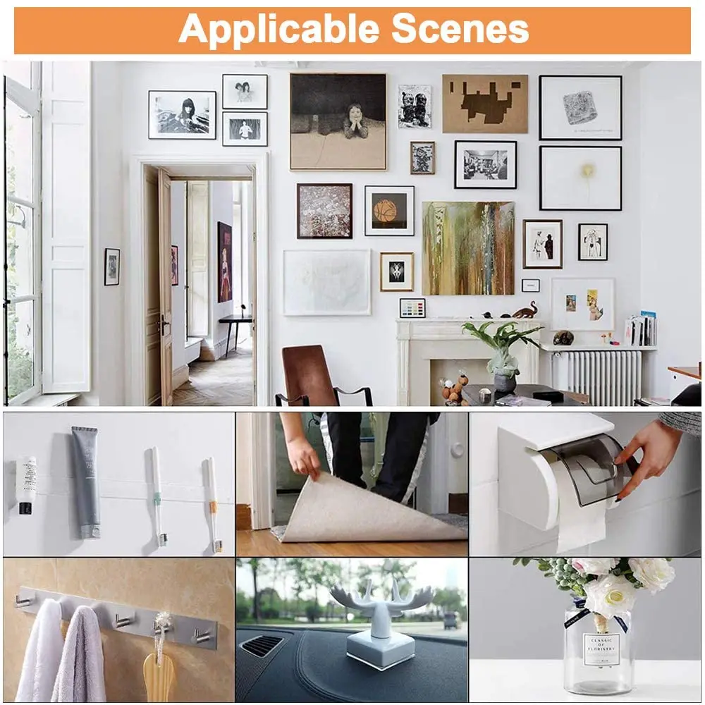 Двусторонняя прозрачная нанолента многоразовая водонепроницаемая лента без