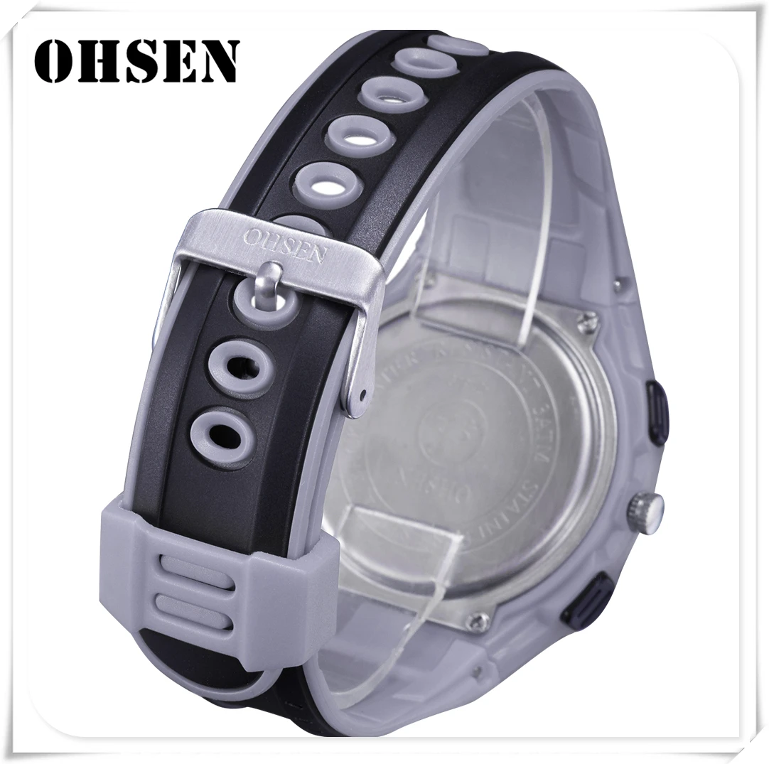 Ремешок OHSEN для наручных часов резиновый браслет AD1309 20 мм спортивные