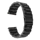 Ремешок из нержавеющей стали для наручных часов Huawei Watch GT 2 46 мм 42 мм, быстросъемный металлический браслет, черный, серебристый