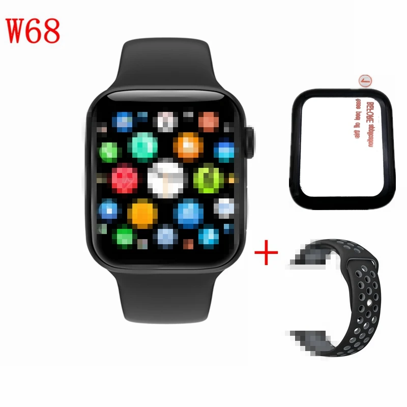 5 Часы 5 IWO 12 Pro Bluetooth Смарт часы W68 1:1 Смарт часы 44 мм чехол для Apple iOS Android телефон сердечного ритма PK IWO 11 lite P70 - Цвет: 5