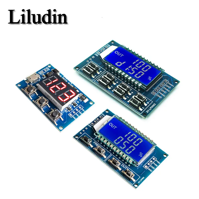Генератор сигналов PWM импульсная Частота Рабочий цикл регулируемый модуль ЖК