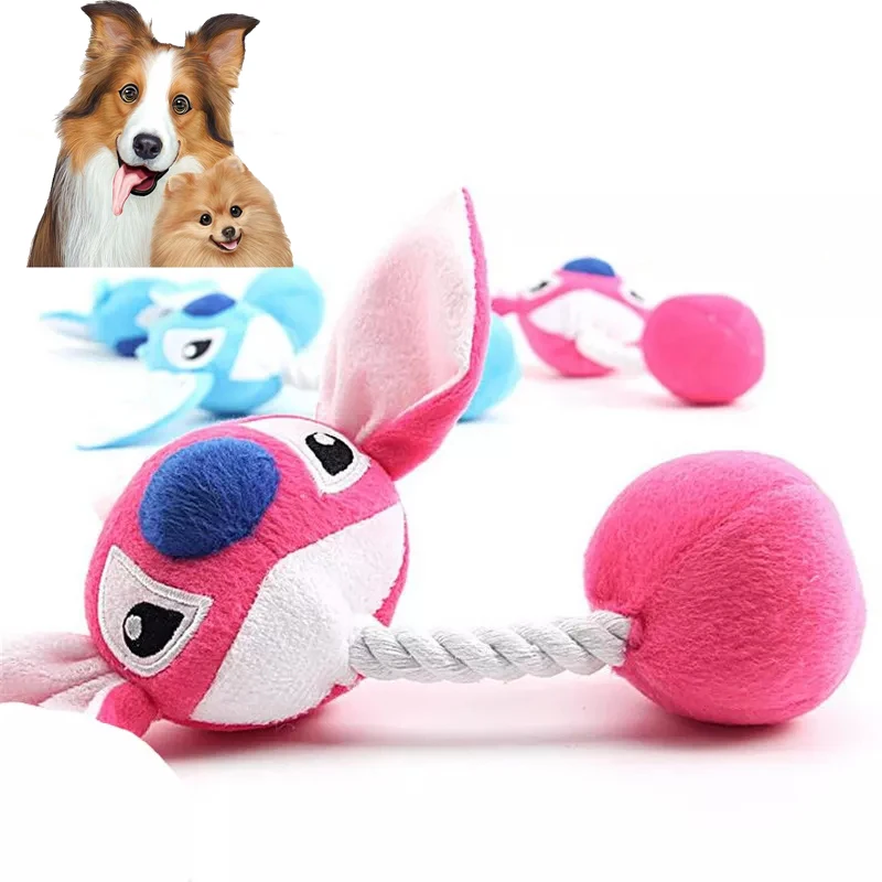 

Cute Vivid Cat Toys Interactive Sounding Plush Puppy Toys Cartoon Molar-tooth Training Pet Products Cat Squeak Toys Dog Supplies