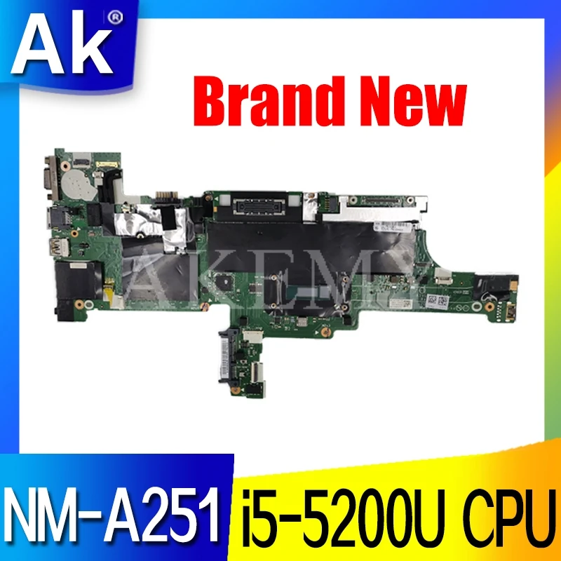 NM A251 материнская плата для ноутбука For Lenovo ThinkPad T450 процессор i5 5200U DDR3 100% тестовая