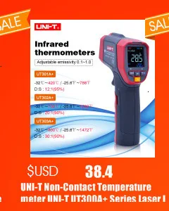 UNI-T UT300A/300C/300 S Бесконтактный лазерный Инфракрасный цифровой Инфракрасный термометр пистолет с ЖК-дисплеем измеритель температуры