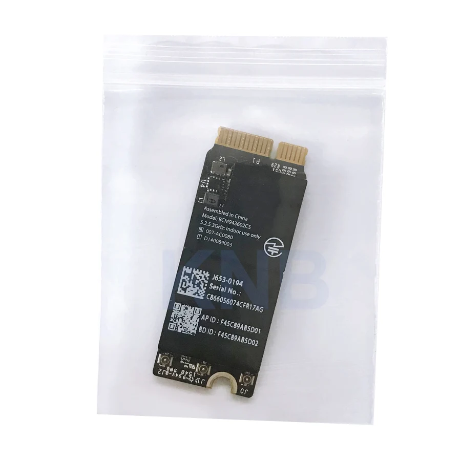 Протестированная оригинальная BCM94360CS BCM943602CS Wi Fi Карта Bluetooth 4 0 1 для Macbook Pro Retina A1502