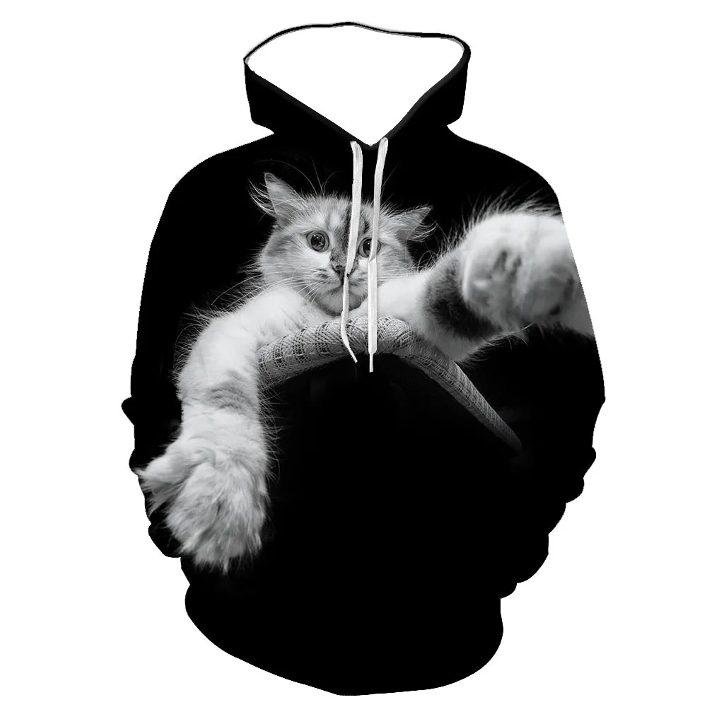 

Новый продукт 3D цифровое животное модное креативное мужское и женское удобное худи с длинными рукавами