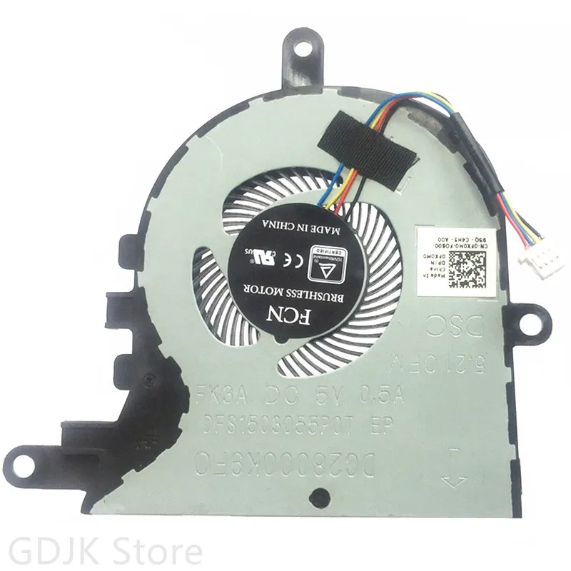 

Новый вентилятор ЦП для Dell Latitude 3582 0FX0M0 DC28000K9D0 DFS1503055P0T FK3A