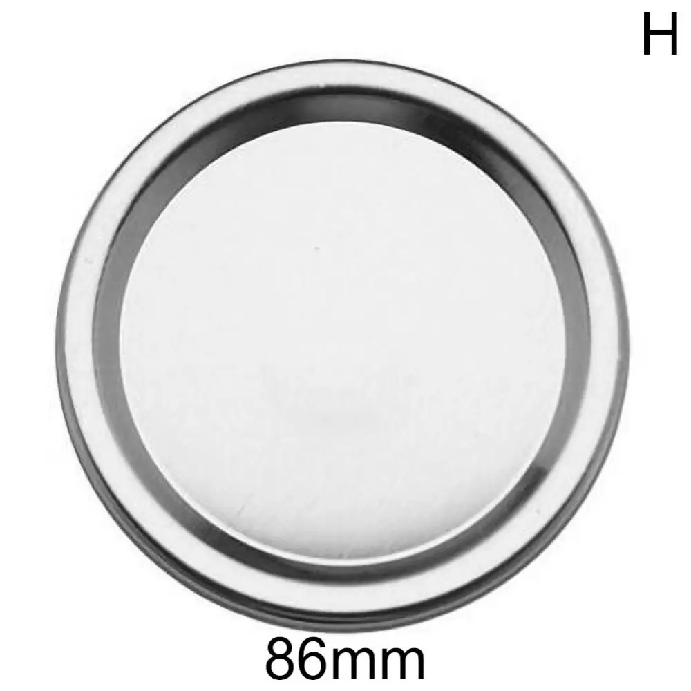

10Pcs 7/8.6cm Tinplate Lid Rings Discs Inner Screw Bands for Mason Jar Canning