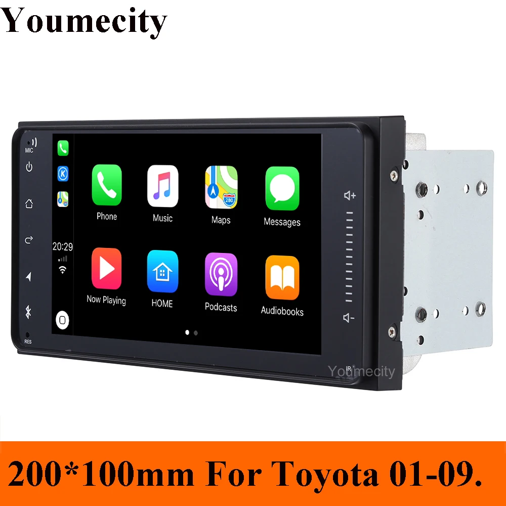 Youmecity автомобильный DVD видео плеер gps радио для Toyota Ractis Camry allion Camry Prado Avensis Auris Prius wish Yaris highlander