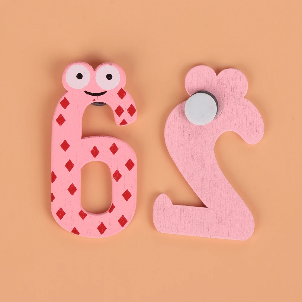 10 шт./компл. Монтессори детский холодильник с номером магнитная фигура на