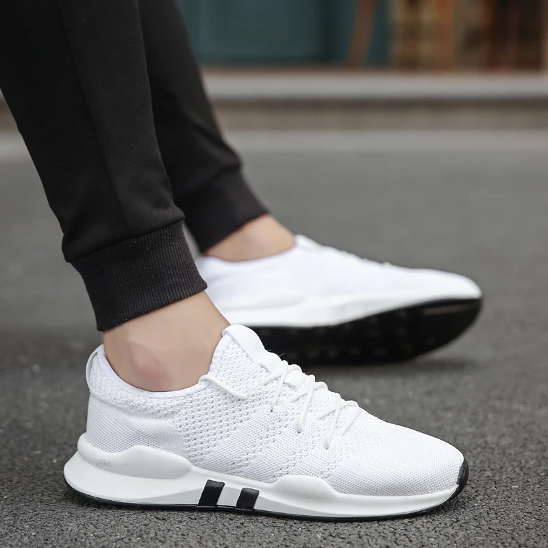 

Casual Sneakers Men's Air Mesh Lightweight Comfort Footwear Women's Breathable Running Shoes Outdoor Trainers Plus Size 36-47