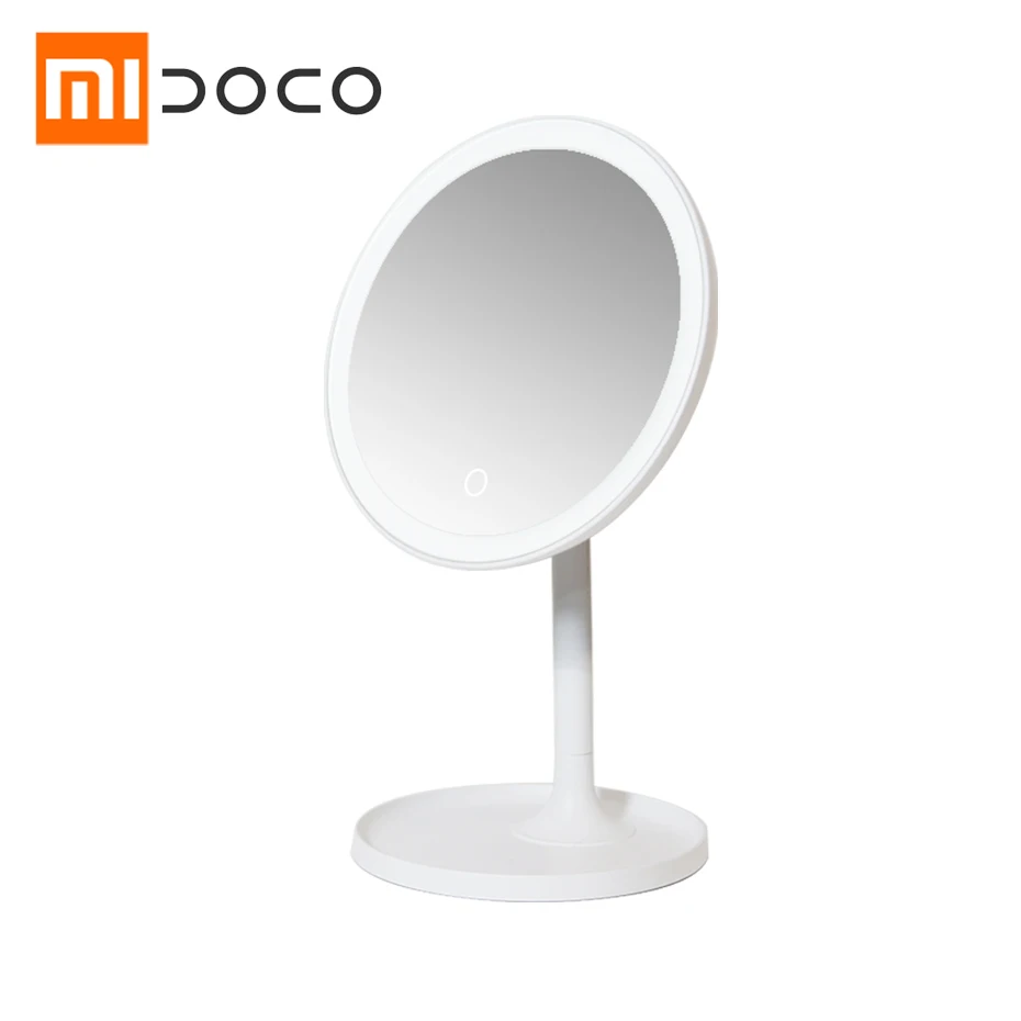 Зеркало для макияжа Xiaomi Mijia DOCO HD круглое зеркало с одной стороны 360 ° дневной свет