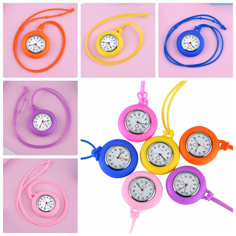 

Унисекс силиконовый ремешок, кулон на веревке, медсестры, медицинский брелок, карманные часы с арабскими цифрами, часы в стиле стимпанк, юве...