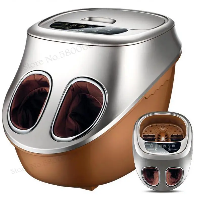 Ванночка для ног Двойная ванна автоматический массажер бочка домашняя ванночка