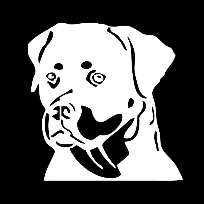 12 7*12 7 см Собака Ротвейлер милые стикеры на автомобиль модные наклейка для