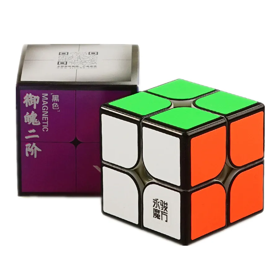 Yongjun Yupo 2x2x2 Магнитный магический куб обновленный карманный мини 2X2