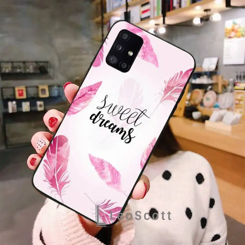 

Flamingo animal Phone Case For Samsung A50 A51 A52 A71 A31 A21S S8 S9 S10 S20 S21 Plus Fe Ultra