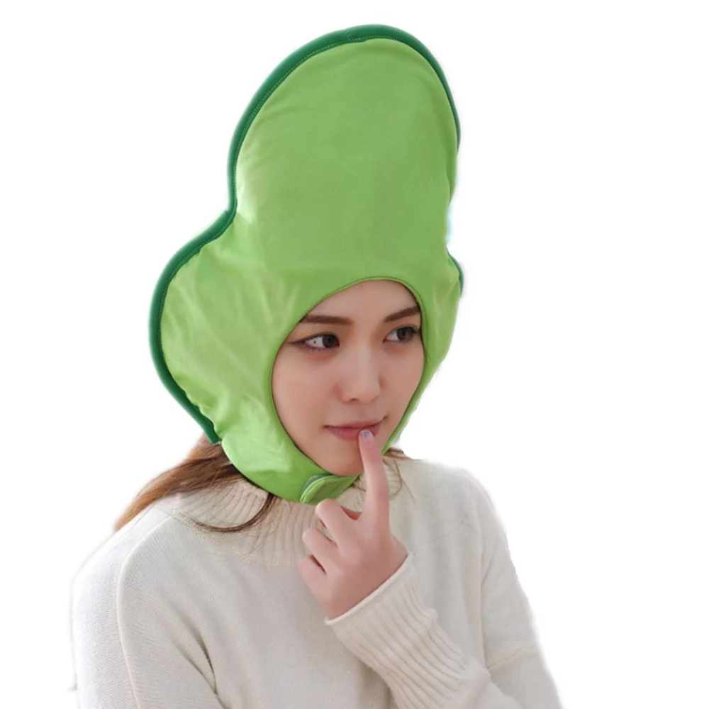 Новое поступление милые авокадо плюшевые забавные головные уборы Косплэй с