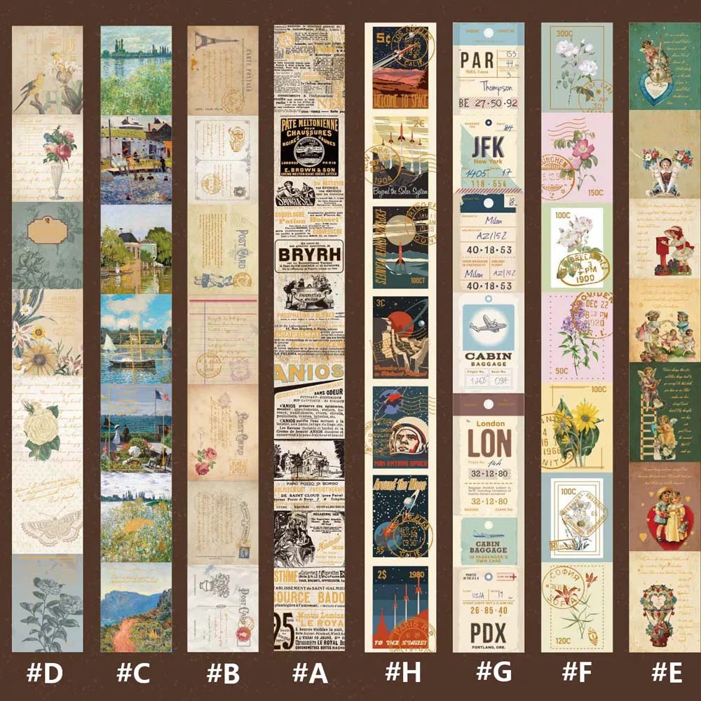 

Time Workshop Series Bronzing Tape High Quality Creative Retro Masking Tape Kawaii Decorative Sticker 40mm*3m