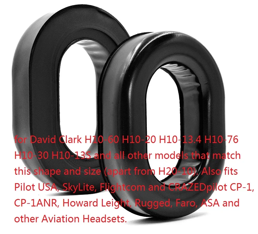 1 пара. Гелевые амбушюры для Дэвида Кларка H10 H10-30 Rugged авиационная гарнитура