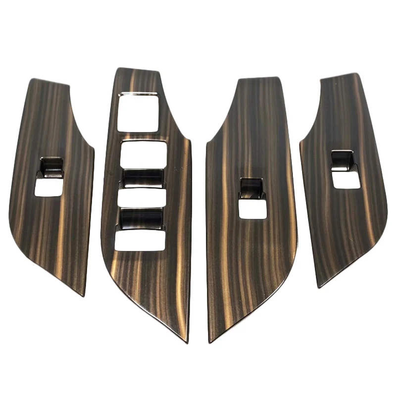 

Кнопка переключателя для стеклоподъемника, панель переключателя для Toyota RAV4 2019 2020, внутренняя отделка двери, персиковая деревянная поверхность, глянцевый интерьер