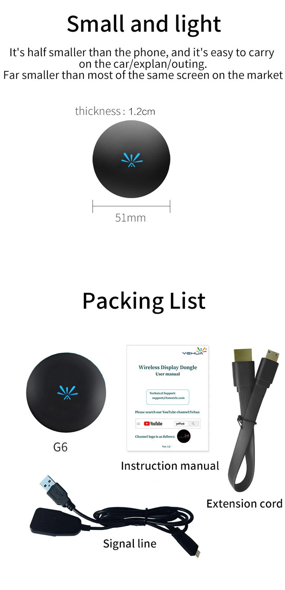 JKING G6 tv Stick 2,4 ГГц видео WiFi дисплей HD экран зеркальное ТВ Беспроводной приемник ключа для Google Chromecast 2