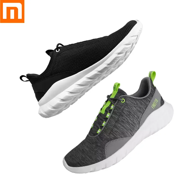 Xiaomi FREETIE 39-44 размера плюс мужская спортивная обувь, светильник, Дышащие Трикотажные Городские кроссовки для бега, для спорта на открытом воздухе