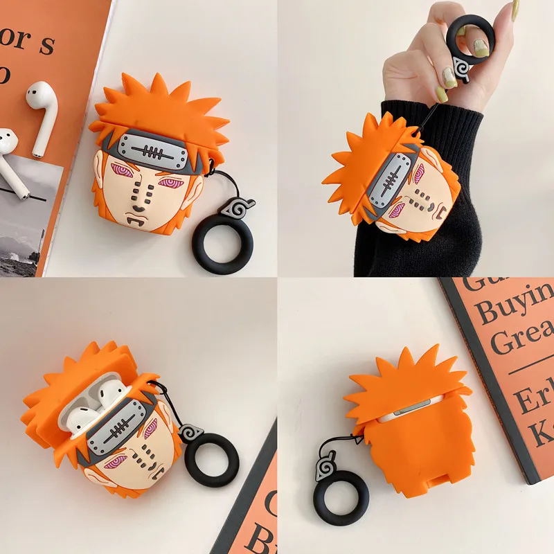 Милый мультяшный 3D Аниме с кольцом беспроводной bluetooth гарнитура силиконовый